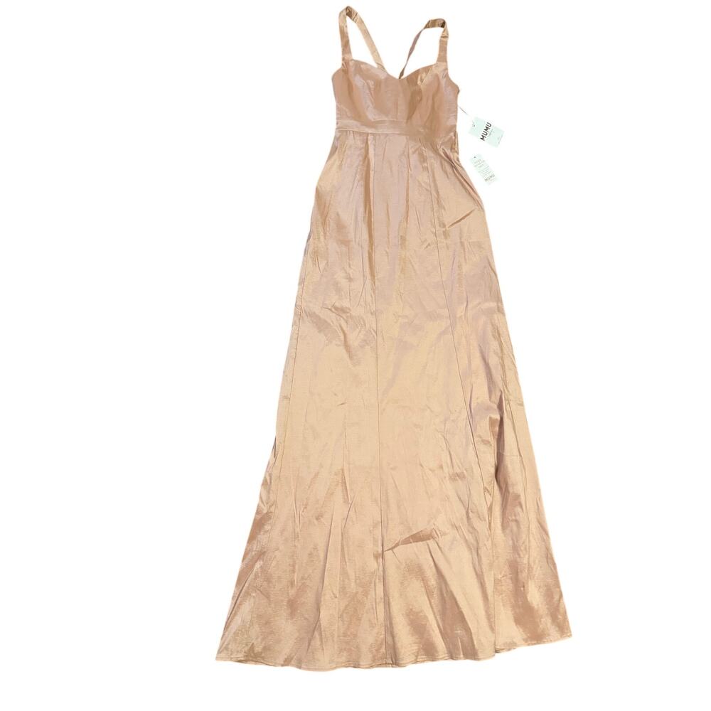 Show me your mumu charlotte bow dress size medium NEW